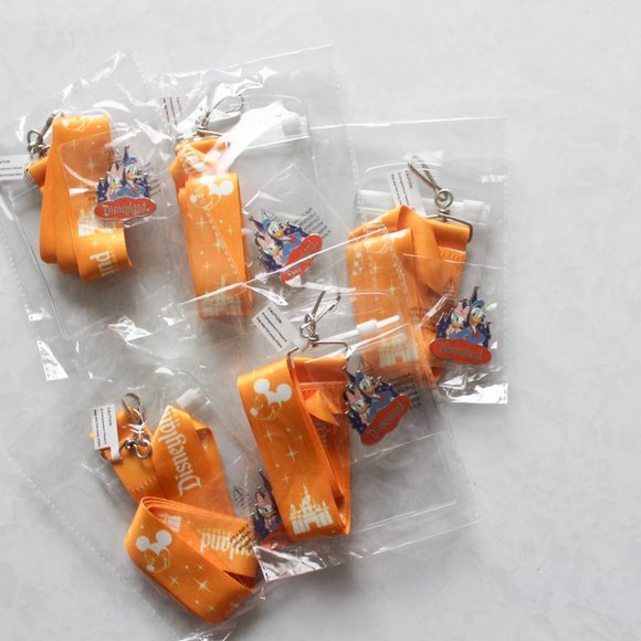 Disneyland Lanyard & Collector Pin with ID Ticket Holder NEW Donald Daisy - Picture 3 of 4